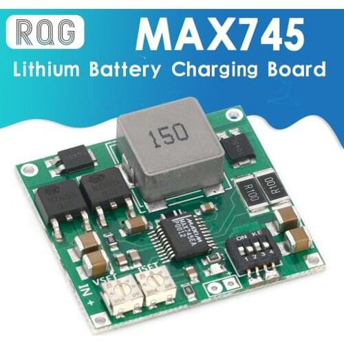 Free shipping MAX745 4.2 4.35V 1-4 Packs Lithium Battery Charging Board Voltage Current adjust