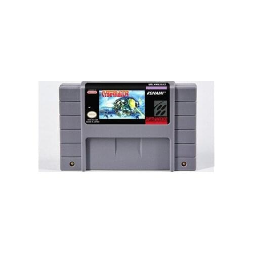 Cybernator - Action Game Card US Version English Language