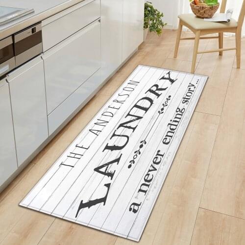 Wood Grain Home Laundry Floor Mat Capet Non-slip Welcome Mat Entrance Door Mat Rugs for Living Room Bath Room Laundry Room