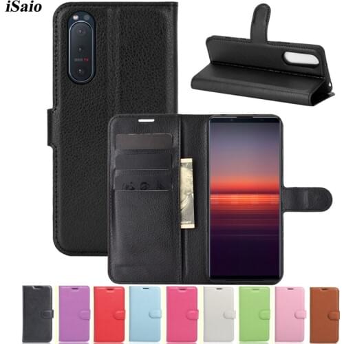 For Sony Xperia 5 II 5G Wallet Case Flip Leather Cover for Sony Xperia 5II Mobile Phone Case Cover TPU Shell with Card Holder