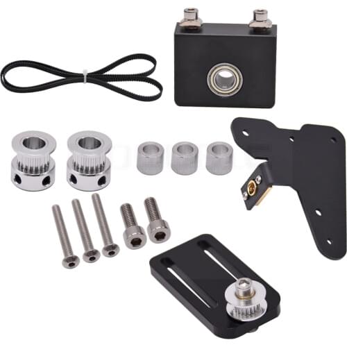 3D Printer Parts Upgrade Kits Creality Ender 3/CR10 Dual Z Axis T8 Lead Screw Kits Bracket Aluminum Profile WIth Belt Pulley