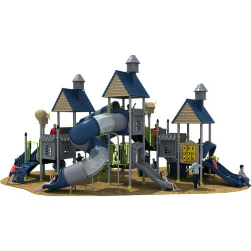 Exported children outdoor plastic playground park kids room paradise facility villa roof play equipment YLW-OUT171069