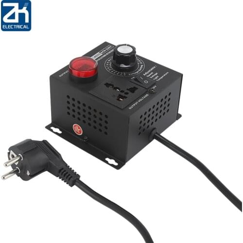 EU socket AC220V 40000w SCR electronic voltage regulator temperature electric control speed regulator adjustable power tool