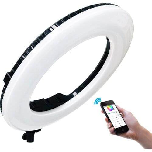 Selfie Ring Light 18inch 48W Yidoblo AX-480D 9900K Led Ring Lamp With Tripod In Photographic Lighting Makeup Lamp LED Light Ring