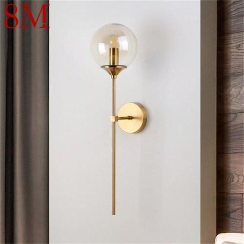 8M Nordic Round Wall Sconces Lamp Modern Lighting Fixtures for Home Indoor Bed Room Decoration