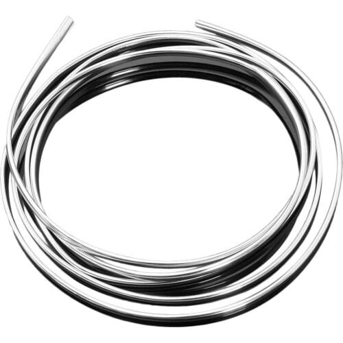 Fashionable Universal 4 Meters Auto Car Vehicle Vent Decor Strip Chrome Plated Trim Strip Protective Cover Decoration NEW