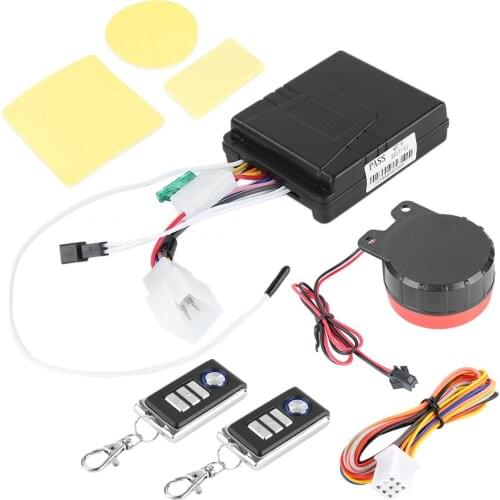 Motorcycle Guard Against Theft Burglar Alarm Security System Engine Start Lock Sound Alert Immobiliser Motorcycle Accessories