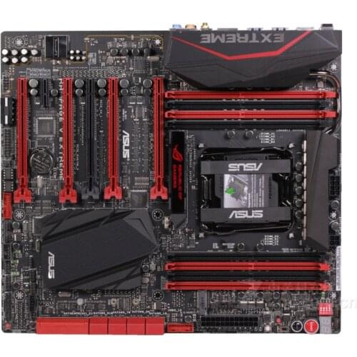 Original motherboard for ASUS RAMPAGE V EXTREME DDR4 LGA 2011-V3 i7 X USB2.0 USB3.0 128GB X99 Desktop motherboard Free shipping