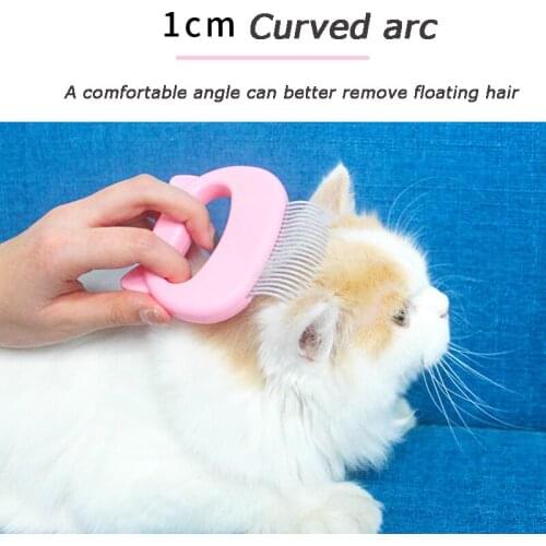 Pet Cat Hair Removal Comb Massage Soft Brush Beauty Clean Comb Kitten Puppy Supplies Pet Grooming Cat Accessories