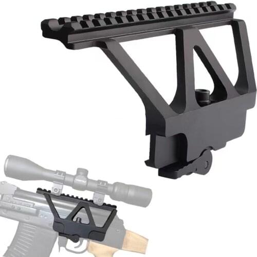 Tactical Scope Bracket 16 Sots Picatinny Weaver Quick Detach QD Mounting Red Dot Scope Optics to AK Airsoft Rifile AK47 AK74