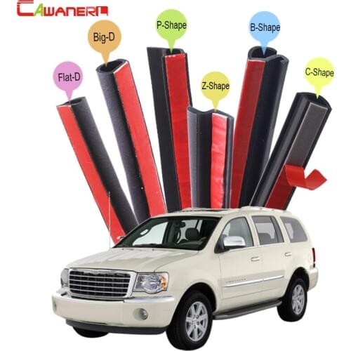 Cawanerl For Chrysler Aspen PT Cruiser Whole Car Rubber Sealing Seal Strip Weatherstrip Kit Sound Insulation Seal Edge Trim