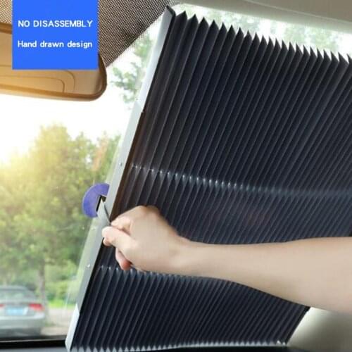 Wonderlife Auto retractable sunshade sun visor for front car sun visor in summer car sun visor