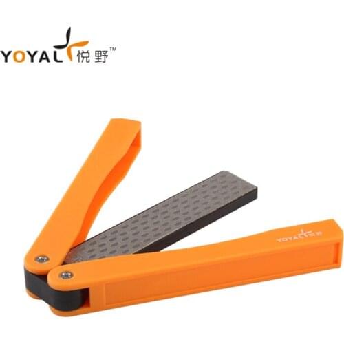 YOYAL Professional Outdoor Mini Knife Sharpener 360# 600# Grit Diamond pocket Knife Sharpening System TAIDEA