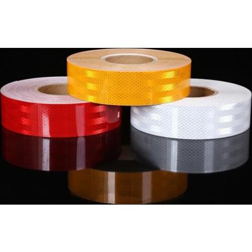 5cmx50m/Roll Trucks Trailers Accessories Reflective car Stickers Adhesive Tape For Trucks Trailers Safety