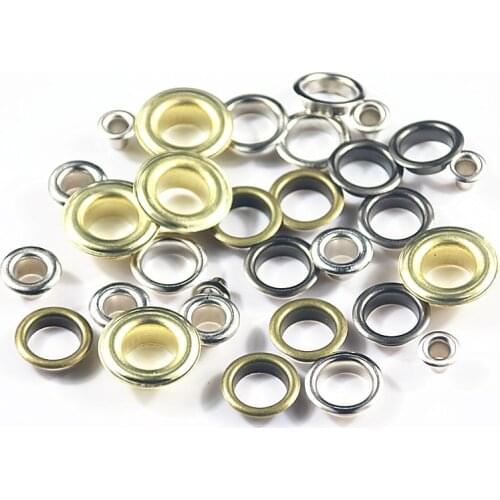 50sets 10MM Metal Eyelets with Grommets for Leathercraft Scrapbooking Shoes Belt Cap Bag Tag Clothes DIY Decoration Buttons