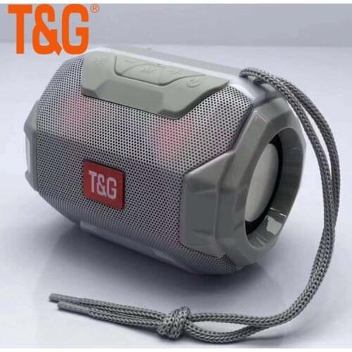 T&G TG162 LED Flash Light Wireless Bluetooth-compatible Speaker Portable Outdoor Music Player Small Stereo Loudspeaker Computer