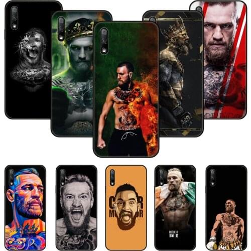 Phone Case For Huawei Honor 9X 10 9 20 8X 8A 8S 7X 7A i A Pro Play Lite Black Cover Funda Fashion Boxer Conor McGregor Irish