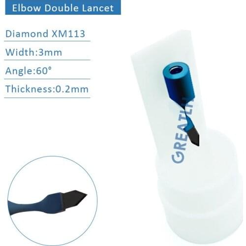 Black Diamond Keratome Blades Ophthalmic Knives Autoclavable Titanium Handle Veterinary Ophthalmic Eye Tools