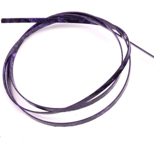 Cool Purple Pearl Celluloid Guitar Binding Celluloid Guitar Binding Purfling Strip for Guitar Parts Accessories 1620x6x1.5mm