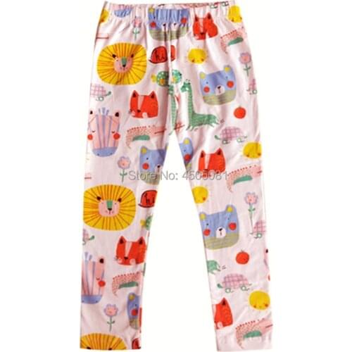 Infant Kids Leggings Bebe 100% Elastic Cotton Pencil Stretch Pants Girls Children Cartoon Skinny Trousers Baby Girl Clothes 1-7Y