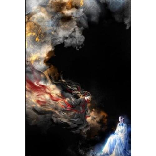 Mo Dao Zu Shi DIY Embroidery Cross Stitch 11CT Kits Needlework Set Printed Canvas Home Decoration For Living Room Dropshipping