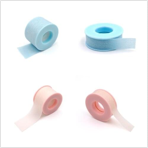 1pc/2pcs Non-woven silicone gel eyelash tape breathable sensitive resistant Microporous blue eye pad Eyelash extension tools