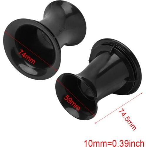 P82F 2PCS Speaker Port Tube Bass Reflex Vent Ventilation Connector 4-6" 65x74.5mm Subwoofer Woofer Box Accessories