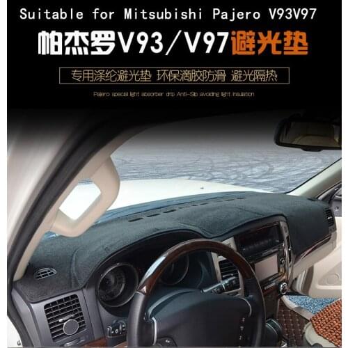 Suitable for Mitsubishi Pajero V93V97 dashboard light-proof pad Pajero center console dust-proof insulation pad interior