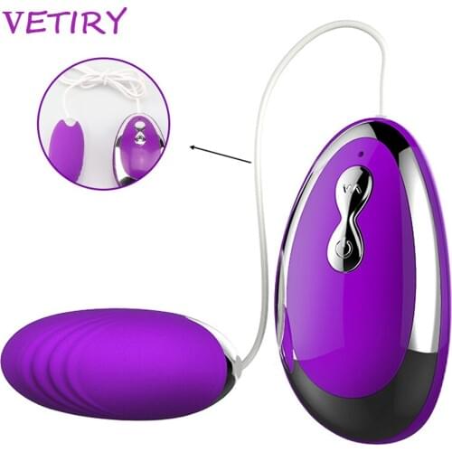 VETIRY 20 Speed Vibrator Remote Control Vibrating Egg Clitoris Simulator G-spot Massage Sex Toys for Women Female Masturbation