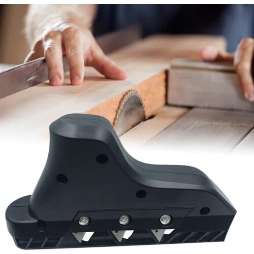 1PC Plasterboard Edger Gypsum Board Cutting Tool Hand Plane Drywall Artifact Tool Woodworking Triple-Blade Edge Planer New Tools