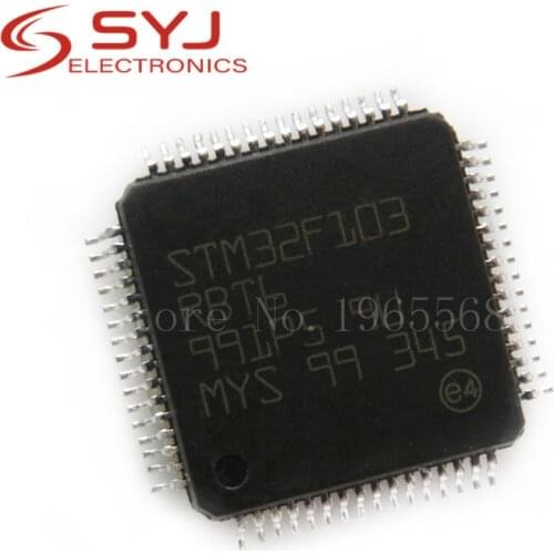 2pcs/lot STM32F103RBT6 STM32F103 QFP-64 In Stock