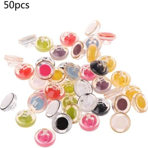 2020 New 50pcs/set Plastic Safety Eyes Button Sew On Bear Doll Animal Stuffed Plush Toys DIY Hand Sewing Accessories