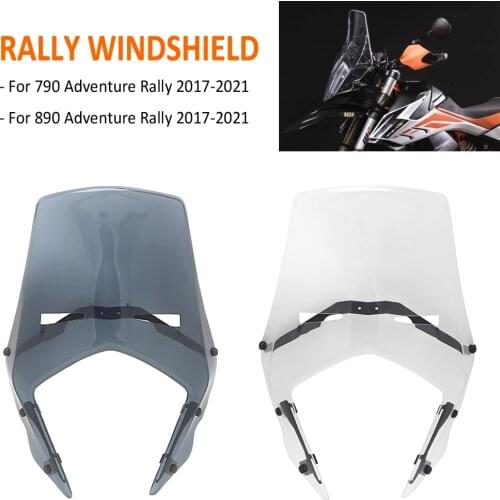 790 890 ADV Motorcycle NEW Rally Windshield Wind Deflector WindScreen Compatible FOR 390 790 890 ADV Adventure Rally 2017-2021