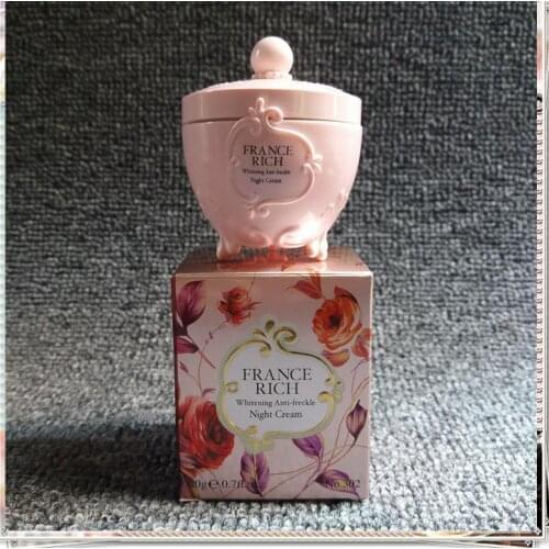 Free shipping France Rich Moisturizing Whitening anti Freckle Night Cream Face Care