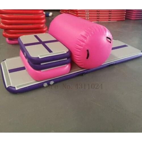 Free Shipping A Set (4 air track+1 roller+1 pump) Inflatable Air Track Water Trampoline Airtrack Gymnastics Air Mat