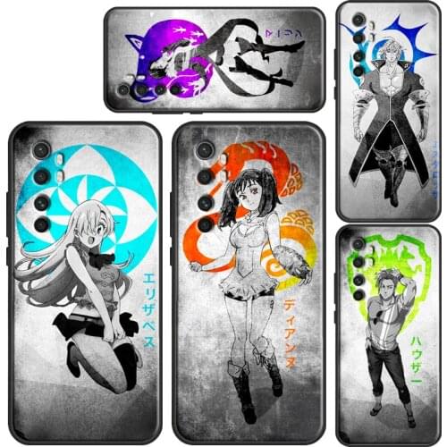 Nanatsu no Taizai Seven Deadly Sins Case For Xiaomi Mi Note 10 Lite Mi 10 Ultra A3 9 SE 9T 10 Pro Max3 POCO X3 NFC F2 Pro F1