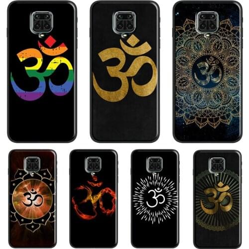 Om Hindu Symbol Case For Xiaomi Redmi Note 10 Pro 7 8 9S 8T Note 9 Pro Back Cover For Redmi 9A 9C 9T 7A 8A