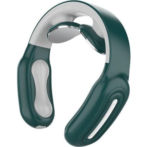 Electric Neck Massager Pulse Back Neck Shoulder Massage Far Infrared Heating Pain Relief Tool Health Care Relaxation Machine