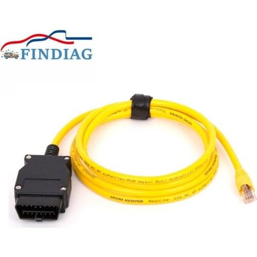 ESYS Data Cable for BMW F-Series RJ45 Metal Connector ESYS ICOM Coding Cable ENET Ethernet to OBD2 Interface Car Diagnostic Tool
