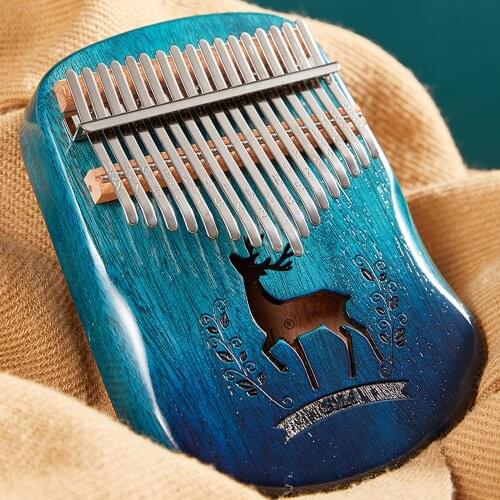 Cega kalimba 17 key high quality mahogany thumb piano solid wood mbira muscial instrument Africa kalimba finger piano