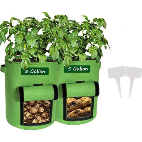 Potato Planting Bag Trumpet Comfortable Felt Non-woven Potato Tomatoes Suitable For Growing Tomatoes Carrots