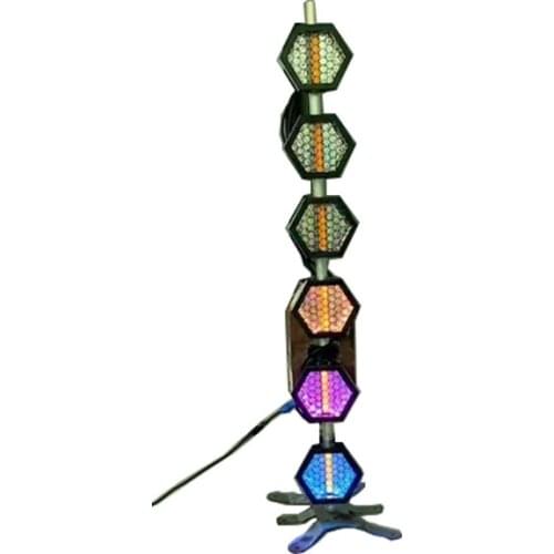 Mini led light 6*60W led retro light dmx dj strobe lighting with stand stage effect light for wedding show