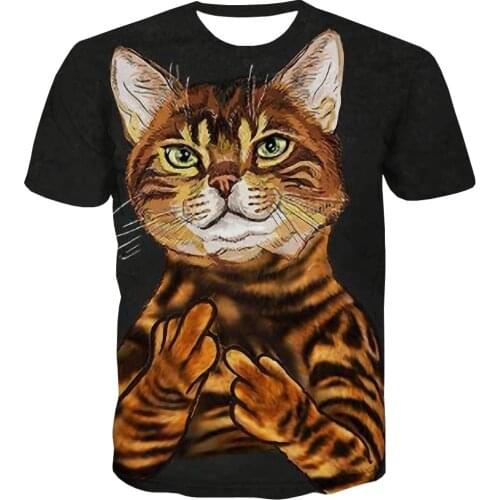 3d Tshirt Animal T shirt Men Tiger Funny T shirts Funny T-shirts 3d Harajuku Tshirts Casual Hip Hop Tshirt Printed Mens Clothing