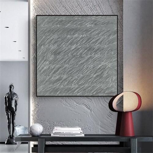 Gray Color Gradient Abstract Art Posters and Prints Wall Art Canvas Painting Pop Art Pictures for Living Room Cuadros Home Decor