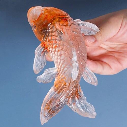 Koi silicone mold DIY fondant cake mold chocolate jelly dried pais mold, soap, candle, plaster decoration accessories tools