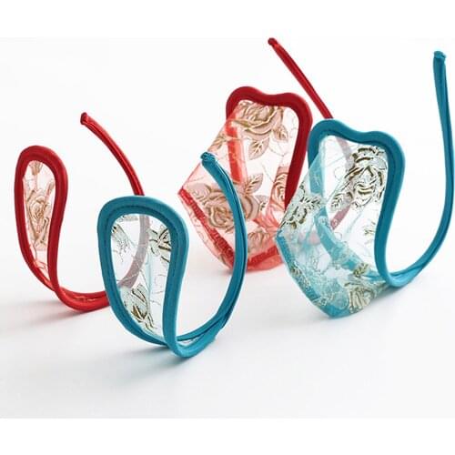 Unisex Sexy C-String Thongs Underwear Invisible Traceless Crotch Flower Embroidery Lingerie For Women Men нижнее белье для секса