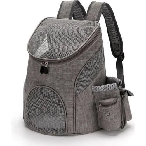 Pet Carrier Bag Cat Backpack Portable Collapsible Breathable for Medium Cat Dog Backpacks Outdoor Front Bag Mesh Backpack