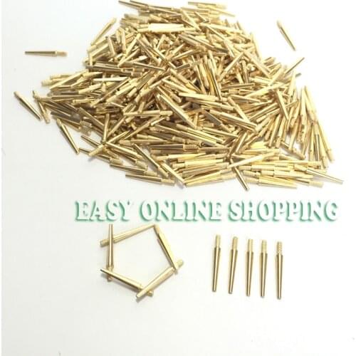 500PCS NEW DENTAL LAB BRASS DOWEL PINS #2 MEDIUM MOLD SUPPLIES