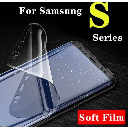 Soft Screen Protector On For Samsung Galaxy S8 Plus S9 S7 Edge S6 S 6 7 8 9 Protective Film Sumsun Light Tpu Hydroge Samsun Gala