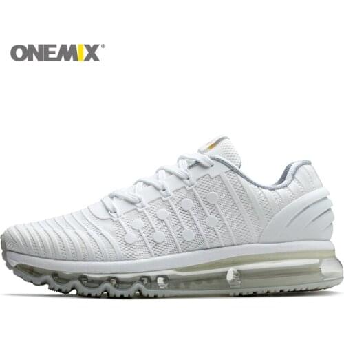ONEMIX Air Cushion Sneakers For Women 2021 Breathable Mesh Light Men Running Shoes Outdoor Jogging Training Trekking Sport Shoes